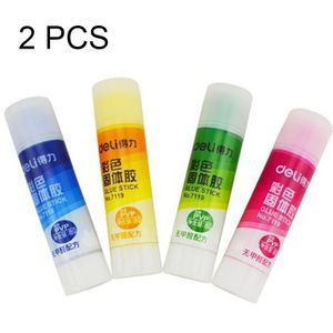 2 PCS School Supplies Solid Glue High Viscosity Color Without Formaldehyde Solid Glue  Random Color Delivery