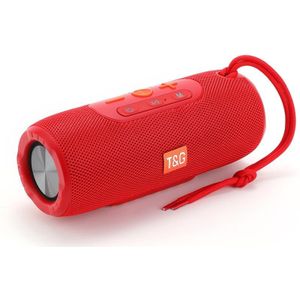 T&G TG341 TWS Portable Wireless Bluetooth HiFi Speaker(Red)