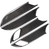 Car Carbon Fiber Door Inner Handle Wrist Panel Decorative Sticker for Cadillac XT5 2016-2017