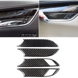 Car Carbon Fiber Door Inner Handle Wrist Panel Decorative Sticker for Cadillac XT5 2016-2017