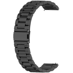 Voor Huawei Horloge GT 3 42mm / Watch GT 2 42mm Drie Bead Roestvrijstalen riem