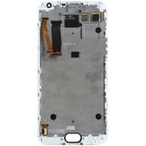 LCD Screen and Digitizer Full Assembly with Frame for Meizu MX5 (White)