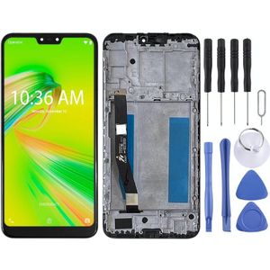 LCD Screen and Digitizer Full Assembly with Frame for Asus Zenfone Max Plus (M2) ZB634KL A001D (Black)
