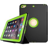 For iPad 9.7 (2018) & iPad 9.7 (2017) 3-fold Magnetic Protective Case with Smart Cover Auto-sleep & Awake Function(Light Green)
