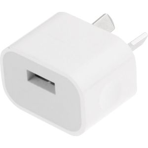 AU Plug USB Laderadapter  voor iPad  iPhone  Galaxy  Huawei  Xiaomi  LG  HTC en andere Smart Phones  oplaadbare Devices(White)