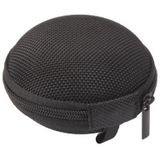 Grid Style Carrying Bag Box for Headphone / Earphone(Black)