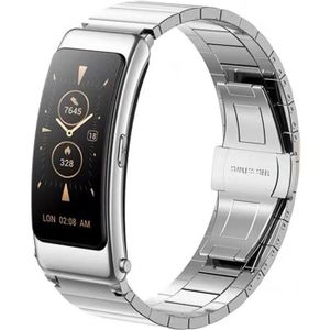 Voor Huawei Band 7/3 / Horloge Fit Mini One Bead Vlindergesp Roestvrij stalen horlogeband