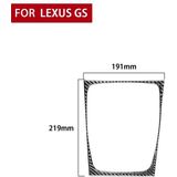 Carbon Fiber Car Air Conditioning Panel Decorative Sticker for Lexus GS 2006-2011 Left and Right Drive Universal