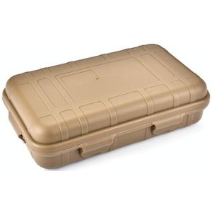 2 PCS Large EDC Tool Outdoor Shockproof Waterproof Sealing Box Wild Survival Storage Box(Mud Color)