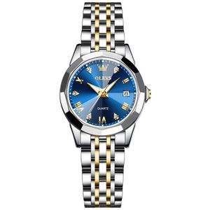 OLEVS 9931 vrouwen vlinder gesp lichtgevende waterdichte quartz horloge