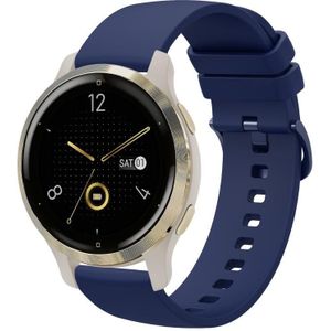 Voor Garmin Venu 2S 18mm effen kleur zachte siliconen horlogeband