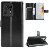For Xiaomi Mi Mix 4 Crazy Horse Texture Horizontal Flip Leather Case with Holder & Card Slots & Lanyard(Black)