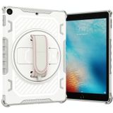 Voor iPad 9.7 2018/2017 / iPad Air schokbestendige tablethoes met houder en handriem