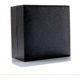 6 PCS PU Leather Watch Box Custom-made High-end flip Watch Box Jewelry Gift Packaging(Black inner black plastic box)