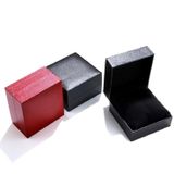 6 PCS PU Leather Watch Box Custom-made High-end flip Watch Box Jewelry Gift Packaging(Black inner black plastic box)