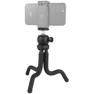 [Amerikaans pakhuis] PULUZ Mini Octopus flexibele statiefhouder met balhoofd voor spiegelreflexcamera's  GoPro  mobiele telefoon  grootte: 25cmx4.5cm