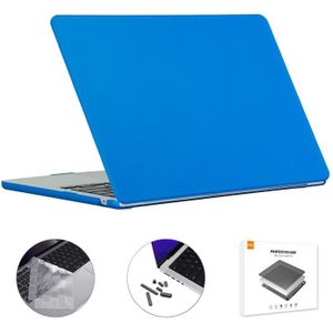 Voor MacBook Air 13.6 2022 A2681 AMERIKAANSE Versie ENKAY 3 in 1 Matte Laptop Case met TPU Toetsenbord Film/Anti-stof Stekkers