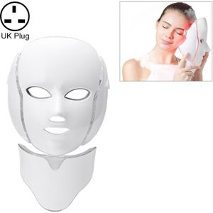 7 kleur LED gezichtsmasker photon masker huidverjonging gezicht Beauty machine  UK plug