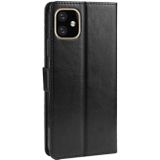 Retro Crazy Horse Texture Horizontal Flip Leather Case for Apple iPhone 11 Pro Max 6.5 inch  with Holder & Card Slots & Photo Frame(Black)