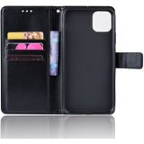Retro Crazy Horse Texture Horizontal Flip Leather Case for Apple iPhone 11 Pro Max 6.5 inch  with Holder & Card Slots & Photo Frame(Black)