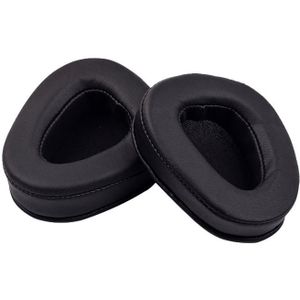 1 Pairs Headphone Sponge Leather Earmuffs For Skullcandy Aviator 2(Black)