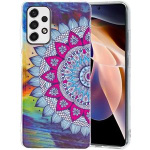 Voor Samsung Galaxy A53 5G Lichtgevende TPU-beschermende telefooncase