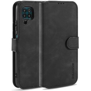 For Huawei P40 Lite / Nova 6 SE DG.MING Retro Oil Side Horizontal Flip Case with Holder & Card Slots & Wallet(Black)