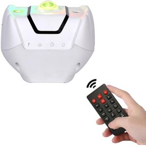 SC523-Z01 Smart Speaker Control Nebula Projector Light Help Sleep Bedroom Children Night Light  Light color: Remote Control Style