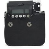 PU Leather Camera Protective bag for FUJIFILM Instax Mini 90 Camera  with Adjustable Shoulder Strap(Black)