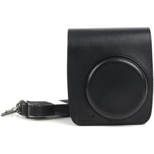 PU Leather Camera Protective bag for FUJIFILM Instax Mini 90 Camera  with Adjustable Shoulder Strap(Black)