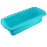 Rectangular Silicone Mold Chocolate Cake Decoration Accessories Baking Tools(Sky Blue)