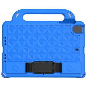 For iPad mini 2019 / mini 5 Diamond Series EVA Anti-Fall Shockproof Sleeve Protective Shell Case with Holder & Strap(Blue)