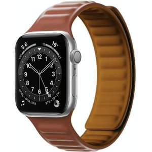 Siliconen magnetische riem horlogeband voor Apple Watch Series 7 41mm / 6 & SE & 5 & 4 40mm / 3 & 2 & 1 38mm