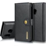 DG.MING Crazy Horse Texture Flip Detachable Magnetic Leather Case with Holder & Card Slots & Wallet for Galaxy A40(Black)