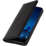 For Huawei nova 8i / Honor 50 Lite Magnetic Crazy Horse Texture Horizontal Flip Leather Phone Case(Black)