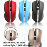 T-WOLF Q5 2.4GHz 5-Buttons 2000 DPI Wireless Mouse Silent And Non-Light Gaming Office Mouse For Computer PC Laptop( Blue )