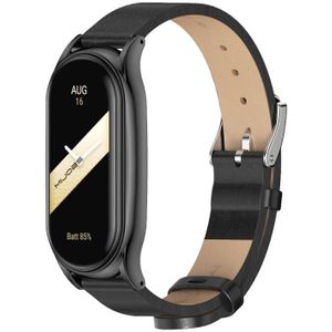 Voor Xiaomi Mi Band 8 Mijobs Plus Case Microfiber PU lederen horlogeband