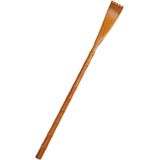 BQR01 Back Scratcher Lange Handvat Houten Massage Scratcher  Style: Round Nature Color