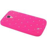 Luxury Bling Diamond  Silicon Case for Galaxy S IV / i9500(Magenta)