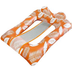 80x110x25cm Water Drijvende Bed Hangmat Opblaasbare Drijvende Rij Sofa Zwemmen Sling Chair (Oranje)