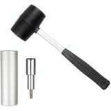 BIKERSAY BT042T Bicycle Fork Star Nut Installation Tool Bowl Set Toothless Bike Sunflower Installation Tools with Rubber Hammer