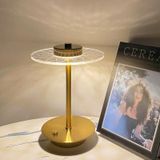Touch Sectie Metalen LED Tafellamp Slaapkamer Eetkamer Decoratief (Lotus)