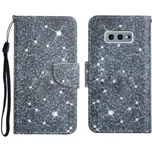 Voor Samsung Galaxy S10E Painted Pattern Horizontale Flip Lederen Case met Houder & Card Slot & Portemonnee (Gypsophila)