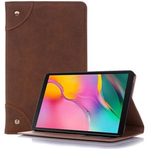Retro Book Style Horizontal Flip Leather Case for Galaxy Tab A 8 (2019) P200 / P205  with Holder & Card Slots & Wallet (Brown)
