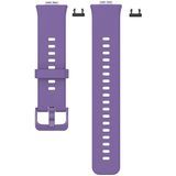 For Huwei Watch Fit Protective Silicone Case + Silicone Watchband Kit(Light Purple)