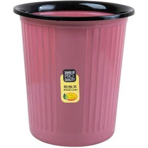 10 PCS Xinermei Kitchen Living Room Bathroom Household Plastic Trash Can  Size:L 28x26x19cm(Dark Red)