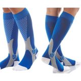 3 Pairs Compression Socks Outdoor Sports Men Women Calf Shin Leg Running  Size:S/M(Black)