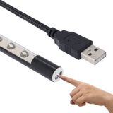 Portable Touch Switch  USB LED Light  10-LED (Black)