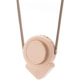 H3 Mini Lazy USB Hanging Neck Fan Student Outdoor Leafless Triangle Fan(Pink)
