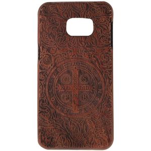 Constandine patroon scheidbaar Rosewood houten hoesje voor Samsung Galaxy S6 edge + / G928